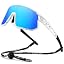 A-white Frame Blue Lens