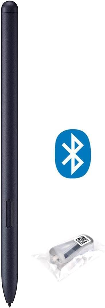 Tab S7 S Pen (WithBluetooth) Replacement for Samsung Galaxy Tab S7, Tab S7+ Plus All Versions Touch Stylus Pen with 5*Tips/Nibs (Mystic Black)
