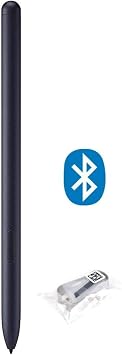 Tab S7 S Pen WithBluetooth Replacement for Samsung Galaxy Tab S7, Tab S7+ Plus All Versions Touch Stylus Pen with 5*Tips/Nibs Mystic Black