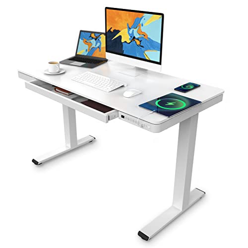 Purus Life Height Adjustable Electric Standing EDesk with BuiltIn