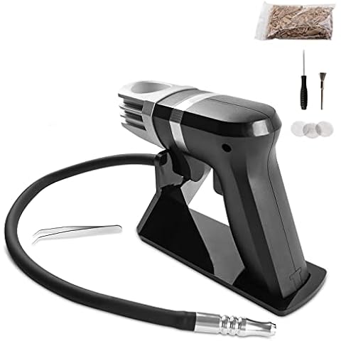 NEXT-SHINE Smoking Gun Handheld Food Smoker Portable Smoke Infuser Gun with Cold Smoky Flavors for Meat, Cocktail, BBQ, Grill Cover