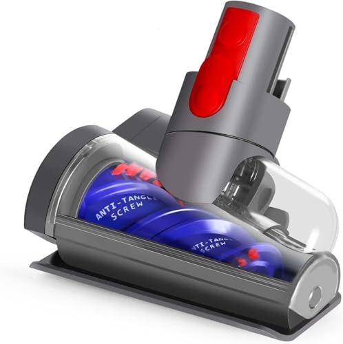 Mini tête de brosse motorisée compatible avec aspirateur Dyson V7 V8 V10 V11 V15 Gen 5, tête de rechange anti-enchevêtrement adaptée aux poils longs et aux poils...