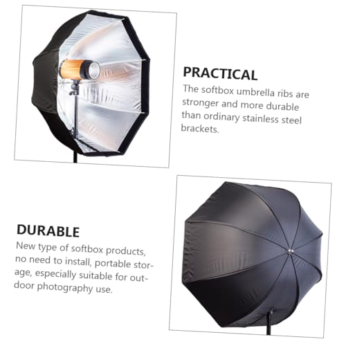 Image of NOLITOY Octagonal Photography Softbox Umbrella Type Photo Light Box with Diffuser, Studio Flash Lighting Modifier for Portrait and Video Shooting, Portable Camera Lighting Equipment