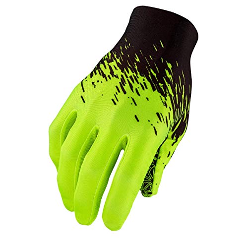 Supacaz VEGL31S Guantes, Adultos Unisex, Negro/Amarillo Fluor, Talla S