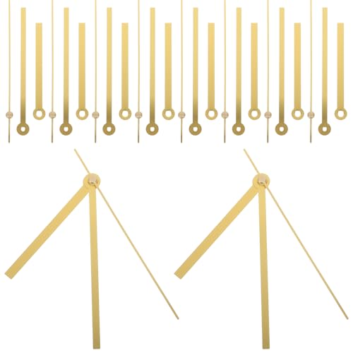 10 uppsättningar LED-klocka visare en väggklocka byte av urverket digital klocka kvartsurverk kit urvisare urverk med lång axel stor digital väggklocka stor metall