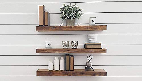 B&Z Extremely Heavy Duty Concealed Floating Shelf Brackets Plate (1 X, 660.4mm (26 Inches), Black - Image 2