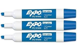 Expo Blue Low Odor Dry Erase Markers