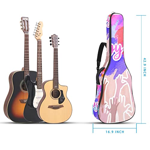 Housse pour guitare acoustique – Motif tête de mort – Noir – 1 cm d’épaisseur – Étanche – 101,6 cm, Multicolore 09, 42… - Les Beatles, Paul McCartney, John Lennon, RIngo Starr, George Harrison Housse pour guitare acoustique - Motif tête de mort - Noir - 1 cm d'épaisseur - Étanche - 101,6 cm, Multicolore 09, 42… – Image 6
