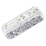 LRXIYODE Paillettes à D'étoile Irrégulière de Sequins en Matériau Facile à...