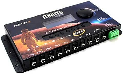 Marts Digital DSP Signal Processor 6 Ch Equalizer Crossover 28 Band Car Audio