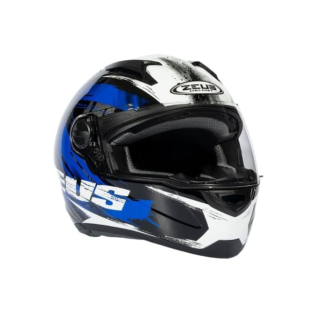 ZEUS ZS-811A AL8 Motosiklet Kaskı Kapalı Kask Black Blue XS