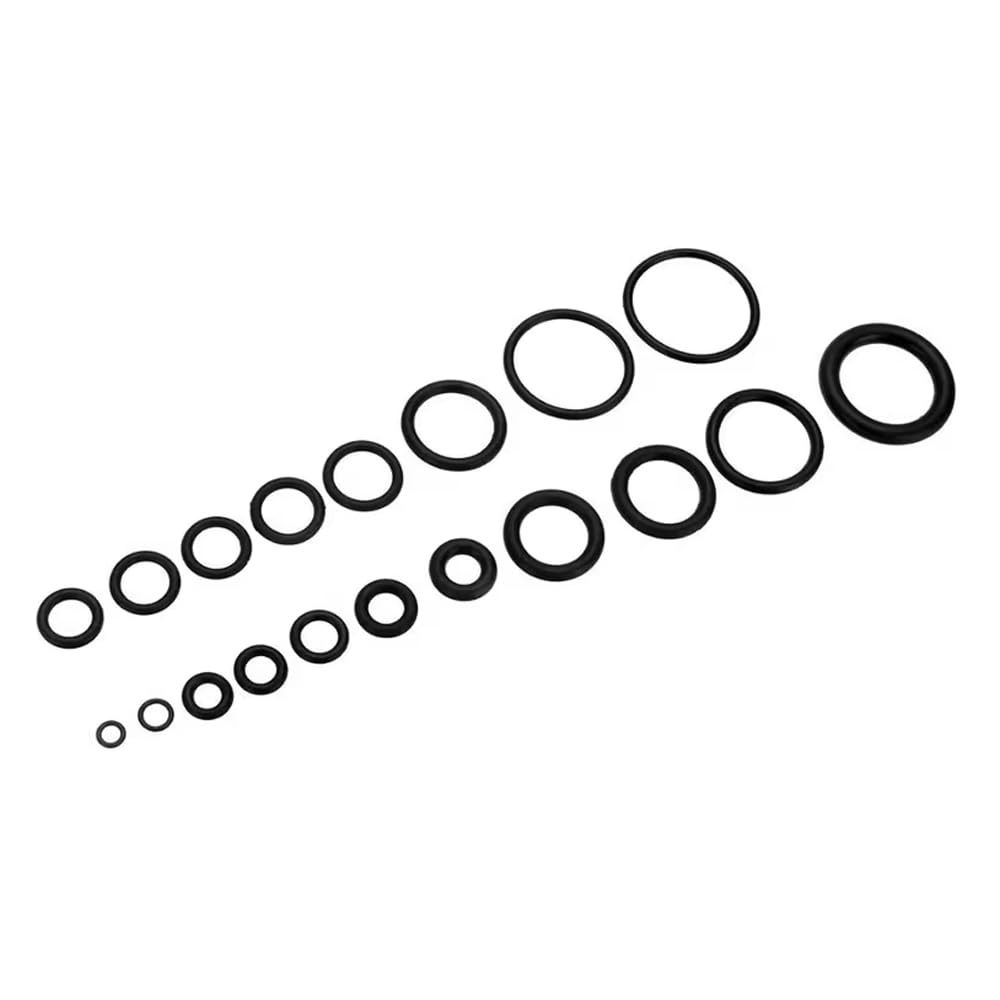 225pcs Flat Washers & Oil/Watertight Heavy-Duty Rubber O-Ring Assortment Kit – Durable Sealing Solution for Plumbing, Automotive, and DIY Projects