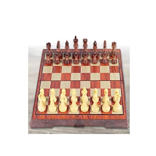 FGDSA Schackschack, brun utveckling intelligensträning barn/vuxen entréschack, träplast magnetisk för brädset (beige + brun, 25 x 22 x 2 cm)