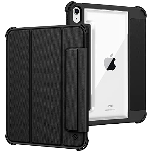 FINTIE Custodia per iPad (A16) 11ª Generazione 11' (2025)/iPad 10ª Generazione 10,9' (2022) - Militare Caduta Test Robusto Case Protettivo Cover con Auto Sveglia/Sonno, Nero