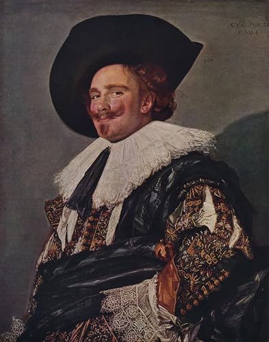 Toile Le Cavalier qui rit Frans Hals impression affiches portrait haut de gamme