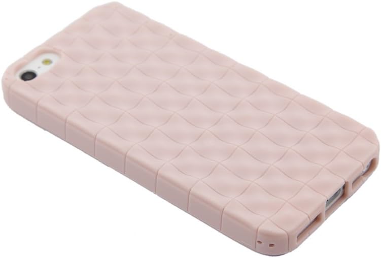 Pink iPhone 5 5s 5c Case Cover 3D Wave Textured Protective Easter Valentines Day Mothers Day Gift