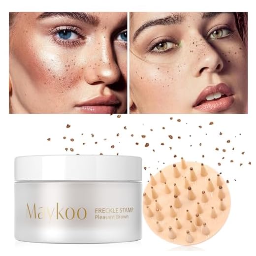 Freckle Cushion Natural Like Freckle Makeup Fake Freckles Pen Waterproof Long Lasting Quick Dry, Get Sun-kissed Stars Makeup Freckle in one press, Light Brown, 15g