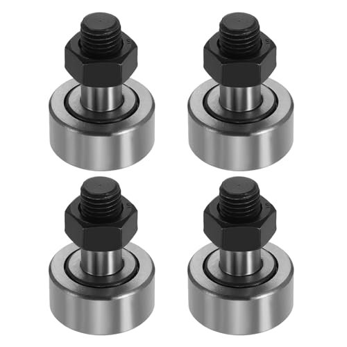 Roulement a aiguilles 26 mm haute rigidite KR26 type boulon PATIKIL pour rail de guidage 4 Pcs