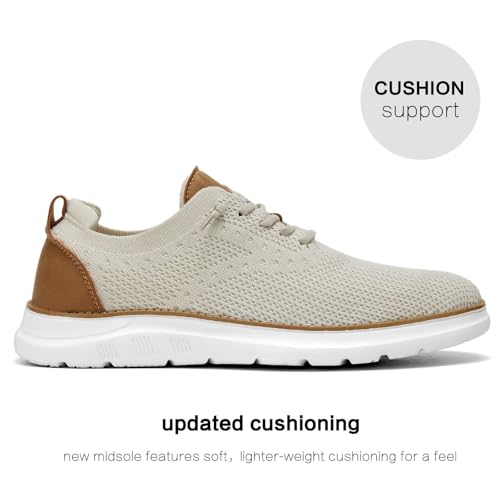 Image of Men's Mesh Sneakers Oxfords Lace-Up Lightweight Casual Walking Shoes Driving Shoes