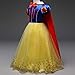 OBEEII Blancanieves Disfraz con Capa Snow White Carnaval Traje de Princesa Cuentos...