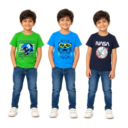 Image of NammaBaby Baby Boys Cotton Regular Fit T-Shirt