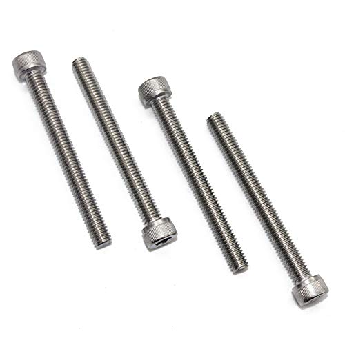 Cylinder Head Metal Bolt Screws DIN 912 A2-70 Stainless Steel M 5 x 55 mm Pack of 10, Silver, M5 x 55 mm (10 Stück) - Image 2