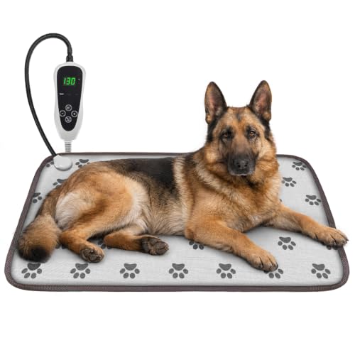 GOLOPET Large Dog Heating Pad 34x21in with Normally Open Function