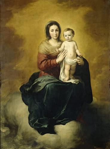 Tableaux Tableau Toile Murillo 60x90cm à finition musée