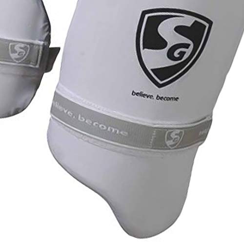 Sg Men's Knee_Pad Ultimate Combo Thigh Guard Rh, White #TOP1