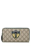 Gucci, Pre-Loved Original GG Supreme Tiger Zip Around Wallet, Green