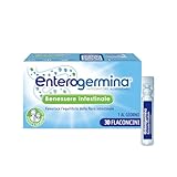 Enterogermina Benessere Intestinale, Fermenti Lattici Probiotici, Integratori Adulti e Bambini 3+ Favorisce l’Equilibrio della Flora Batterica Intestinale, Senza Glutine (30 Flaconcini/5 ml)