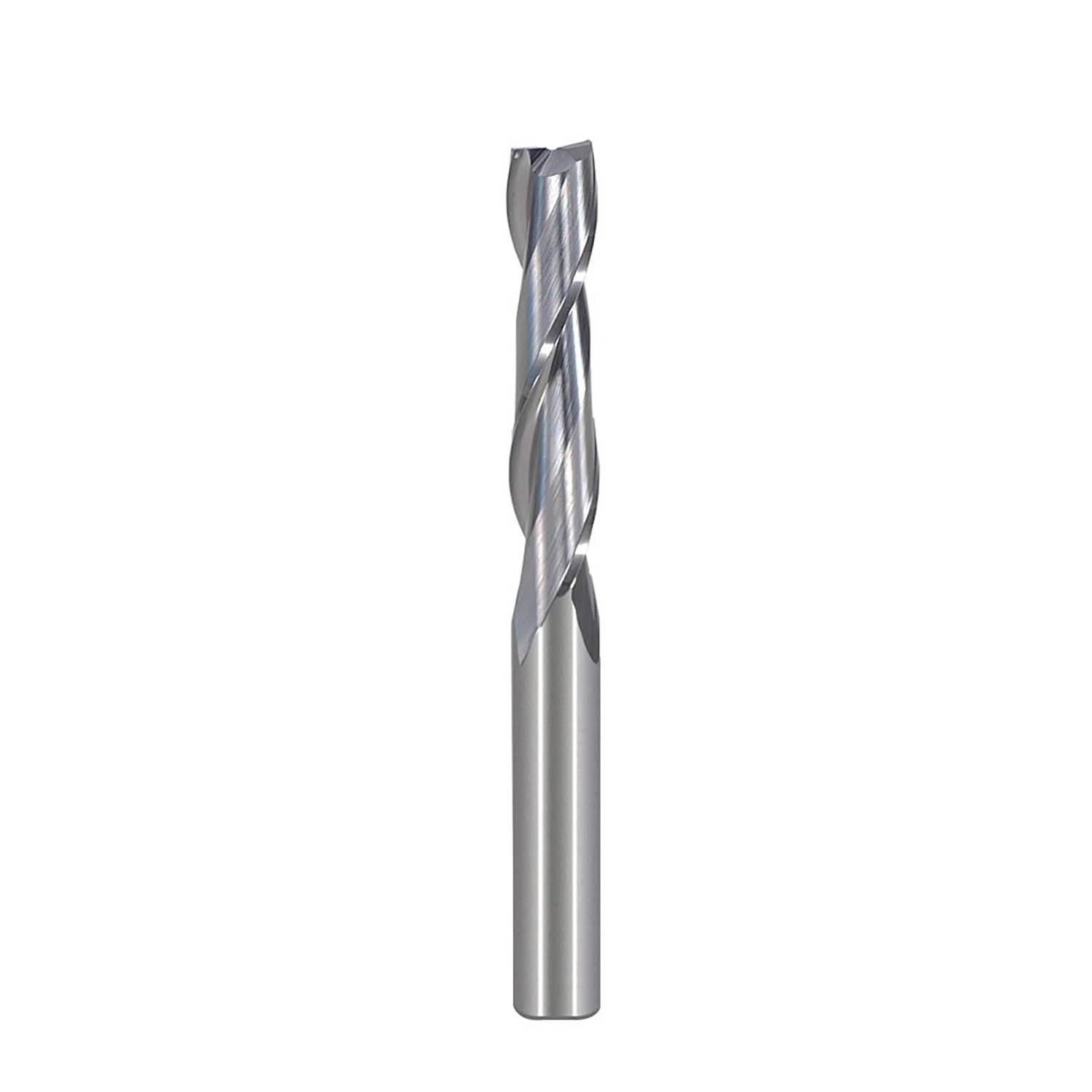 10Pcs 3.175mm 4mm 5mm 6mm Shank Flat End Mill CNC Router Bit Engraving Tools Up-Cut Spiral Milling Cutter for Woodworking Tools(3.175x1.5x6x38L)