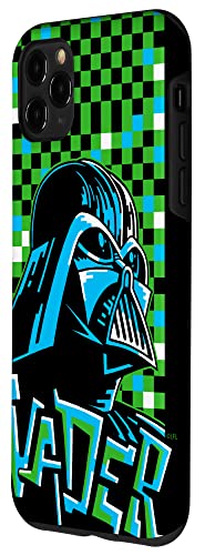 Coque iPhone 11 Pro Max Star Wars Darth Vader Pixel Art Graffiti Tag Style Case - 2