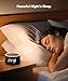 Dreamegg D1+ Sound Machine & Alarm Clock - Sound Machine for Sleep, White Noise Machine with 29 Soothing Sounds, Night Light, 0-100% Dimmable, White Noise Alarm Clock for Bedrooms Adults Baby, Black