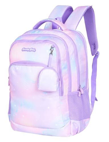 Image of BEAUTY GIRLS BY HOTSHOT|MAGICPACK 1616|SCHOOL BAG WITH JOYPOUCH|LARGE SIZE|TUTION BAG|COLLEGE BACKPACK|WATER RESISTANT BAG|40 LITERS SCHOOL BAG |FOR GIRLS & WOMEN
