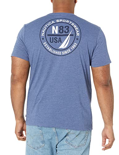 Nautica Men's Short Sleeve Logo Series Graphic Tee3