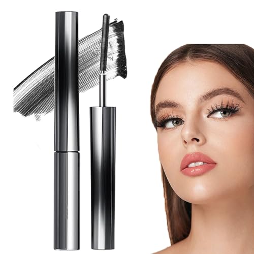 Curling IronMascara, Iron Wand Mascara, 3D Curling Eyelash Iron Mascaras, 3DCurling Eyelash IronMascara-Black&brown, CurlingIronMascara,Korean Mascara Metal Wand (Black Curling)