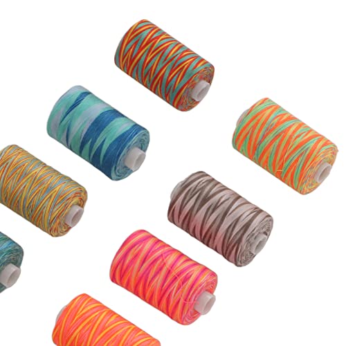 Hilos para bordar máquina 10 piezas poliéster 19 in miniatura 5
