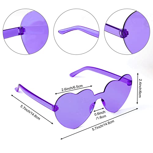 Image of PLULON Purple Bob Wig and Sunglass Set, Neon Short Bob Wig Sunglass Pack Costume Colorful Cosplay Hairpieces for Bachelorette Neon Party Favors, Halloween Decorations
