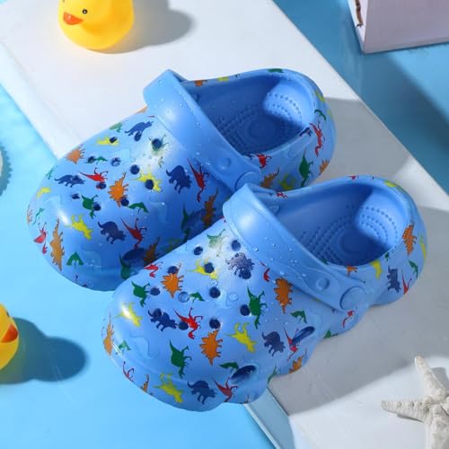 Image of Girls' Clogs for Toddlers & Kids Lightweight Garden Shoes Breathable Slip-on Slides Sandals Slippers Children's Beach Water Shoes