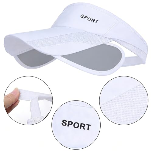 Image of Marrywindix Sport Wear Athletic Visor Sun Sports Visor Hat Adjustable Cap with Retractable Brim for Women and Men