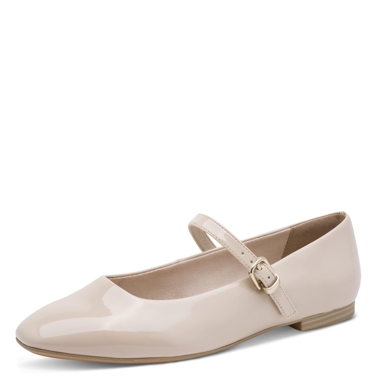 Tamaris Women's ballerina with strap flat beige 4 UK