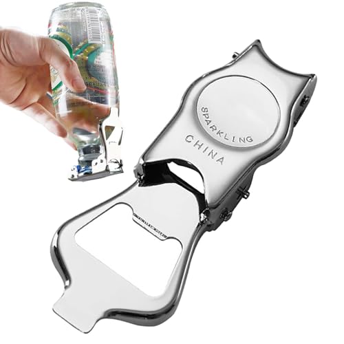 Beer Bottle Opener, Beer Bottle Resealer Opener Foldable, Wine Bottle Resealer, Lightweight Multifunctional Portable Bottle Seal