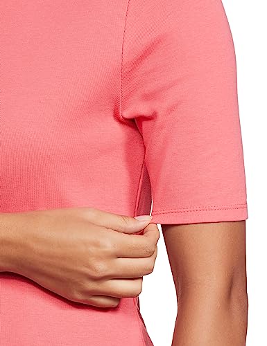 Image of Marks & Spencer Womens Solid Cotton Crew Neck Regular Fit T Shirt