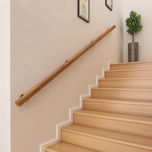 150 cm Komplett-Set aus Holz für Treppen mit Metallständer für Innen und Außen 150 cm Komplett-Set aus Holz für Treppen mit Metallständer für Innen und Außen