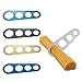 Xiuyer 5pcs Medidor Espaguetis 4 Agujeros Acero Inoxidable Cocina Medidor Pasta Espagueti Raciones Control Porciones para Pasta Fideos Cocina