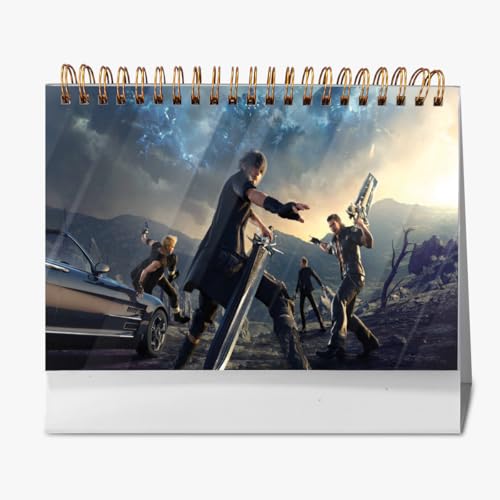ファイナルファンタジー クラウド?ストライフ 34 新年 卓上 カレンダー 2026年度 2025年9月 実用