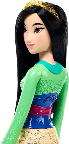 image for Mattel Disney Princess Mulan Doll in Sparkling Fashion with Removable 