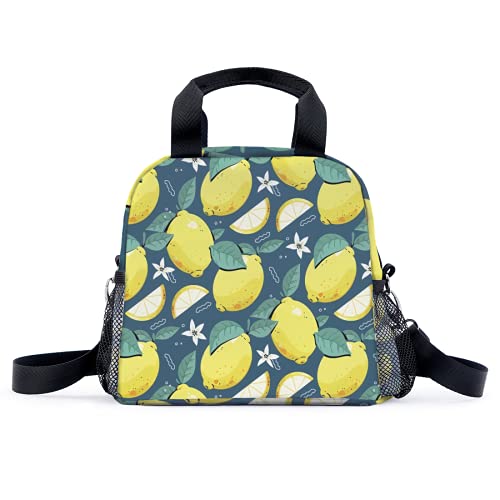 Galirvc Lemon Lunch Box Insulated Lunch Bag Reusable Lunch Tote Cooler Bag For Adults Women Girls Work Picnic Beach #TOP2