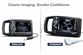 SUNBESTA A8 Handheld Veterianry Ultrasound Machine for Dogs, Cats, Sheep, Goats Portable Ultrasound Machine Pregnancy Exams (Convex Probe)